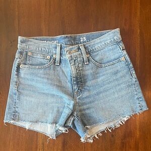 JCrew Mid Rise Denim Short - Size 25